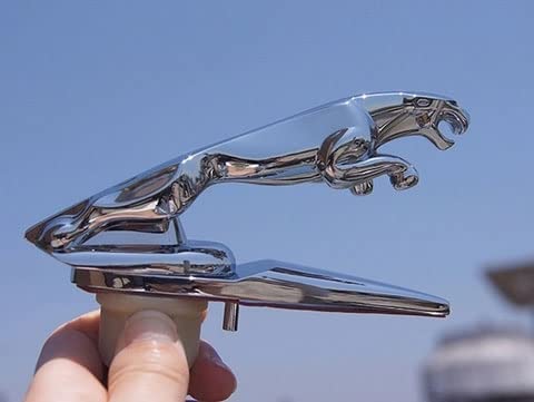 Hood Emblem Genuine Original for Jaguar, Zinc Alloy Frond Hood